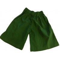 Kids Plain Green Shorts Ages 1 - 5 - Fair Trade